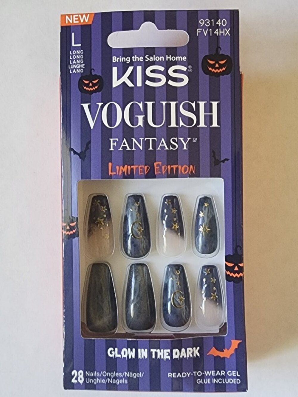 KISS Nails - Voguish Fantasy for Halloween, Glow in the Dark